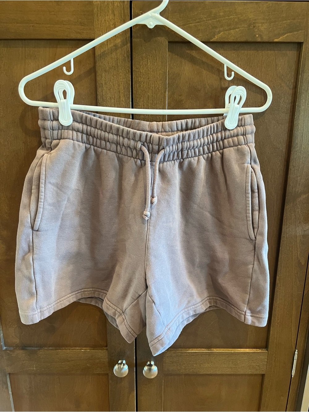 Arirzia Tna Cozy Fleece Boyfriend Shorts Taupe